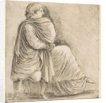 Seated Woman in Profile after Antique Bas Relief, ca. 1660 by Stefano della Bella