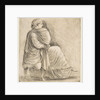 Seated Woman in Profile after Antique Bas Relief, ca. 1660 by Stefano della Bella