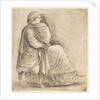 Seated Woman in Profile after Antique Bas Relief, ca. 1660 by Stefano della Bella