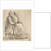Seated Woman in Profile after Antique Bas Relief, ca. 1660 by Stefano della Bella