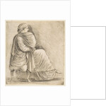 Seated Woman in Profile after Antique Bas Relief, ca. 1660 by Stefano della Bella