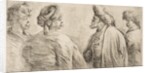 Four Turks, Half Length, ca. 1662 by Stefano della Bella
