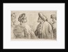 Four Turks, Half Length, ca. 1662 by Stefano della Bella