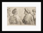 Four Turks, Half Length, ca. 1662 by Stefano della Bella