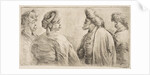 Four Turks, Half Length, ca. 1662 by Stefano della Bella