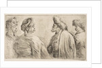 Four Turks, Half Length, ca. 1662 by Stefano della Bella