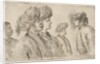 Four Turks and a Black Man, ca. 1662 by Stefano della Bella