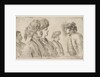 Four Turks and a Black Man, ca. 1662 by Stefano della Bella