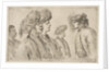 Four Turks and a Black Man, ca. 1662 by Stefano della Bella
