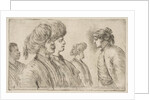 Four Turks and a Black Man, ca. 1662 by Stefano della Bella
