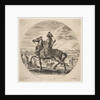 A Moorish horseman facing the left, standing and seated Turks in the middle ground, an…, ca. 1651 by Stefano della Bella