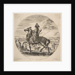 A Moorish horseman facing the left, standing and seated Turks in the middle ground, an…, ca. 1651 by Stefano della Bella