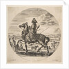 A Moorish horseman facing the left, standing and seated Turks in the middle ground, an…, ca. 1651 by Stefano della Bella