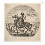 A Moorish horseman facing the left, standing and seated Turks in the middle ground, an…, ca. 1651 by Stefano della Bella