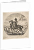 A Moorish horseman facing the left, standing and seated Turks in the middle ground, an…, ca. 1651 by Stefano della Bella