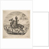 A Moorish horseman facing the left, standing and seated Turks in the middle ground, an…, ca. 1651 by Stefano della Bella