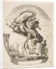 Death carrying off a woman, from 'The five deaths', ca. 1648 by Stefano della Bella