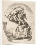 Death carrying off a woman, from 'The five deaths', ca. 1648 by Stefano della Bella