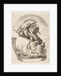 Death carrying off a woman, from 'The five deaths', ca. 1648 by Stefano della Bella