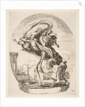 Death carrying off a woman, from 'The five deaths', ca. 1648 by Stefano della Bella