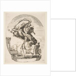 Death carrying off a woman, from 'The five deaths', ca. 1648 by Stefano della Bella
