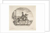Polish horseman in profile facing right, a tower and other figures on horses in backgr…, ca. 1651 by Stefano della Bella