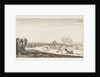 A procession of horse-drawn cannon carriages to left, horsemen in combat and a dead ho…, ca. 1641 by Stefano della Bella