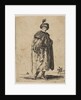 Polish man with a mustache wearing a fur coat and a hat with a feather, ca. 1648 by Stefano della Bella