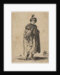 Polish man with a mustache wearing a fur coat and a hat with a feather, ca. 1648 by Stefano della Bella