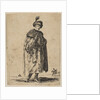 Polish man with a mustache wearing a fur coat and a hat with a feather, ca. 1648 by Stefano della Bella