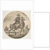 Hungarian horseman riding towards the right, other horsemen in the background, a circu…, ca. 1651 by Stefano della Bella