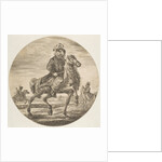 Hungarian horseman riding towards the right, other horsemen in the background, a circu…, ca. 1651 by Stefano della Bella
