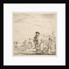A standing sailor talking to a seated Levantine, ca. 1660 by Stefano della Bella