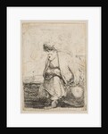 An Old Turk Seated on a Stone, ca. 1662 by Stefano della Bella