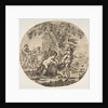 A child and a satyr child playing with a goat, ca. 1657 by Stefano della Bella