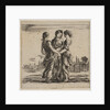 The three graces, from 'Game of Mythology', 1644 by Stefano della Bella