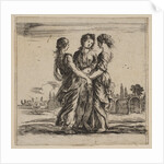 The three graces, from 'Game of Mythology', 1644 by Stefano della Bella