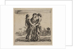 The three graces, from 'Game of Mythology', 1644 by Stefano della Bella