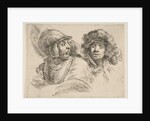 Frightened Soldier and a Man in a Fur Hat, ca. 1652 by Stefano della Bella