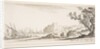 Plate 7: various boats on shore to left, a man carrying a bag, seen from behind and wa…, ca. 1641 by Stefano della Bella