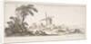 Plate 10: a family in center foreground, various figures and horses in middleground, a…, ca. 1641 by Stefano della Bella