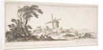 Plate 10: a family in center foreground, various figures and horses in middleground, a…, ca. 1641 by Stefano della Bella