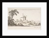 Plate 10: a family in center foreground, various figures and horses in middleground, a…, ca. 1641 by Stefano della Bella