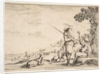 Le Florentin à la chasse, ca. 1654 by Stefano della Bella
