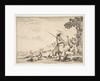 Le Florentin à la chasse, ca. 1654 by Stefano della Bella