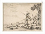 Le Florentin à la chasse, ca. 1654 by Stefano della Bella