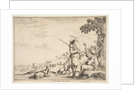 Le Florentin à la chasse, ca. 1654 by Stefano della Bella