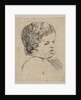 Plate 12: head of a child, from 'The Book for Learning to Draw by Stefano della Bella
