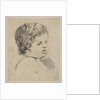 Plate 12: head of a child, from 'The Book for Learning to Draw by Stefano della Bella