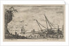 Plate 1: seaport with ships, from 'Seascapes', ca. 1644 by Stefano della Bella